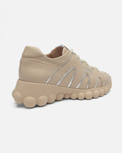 Chain Reaction Sneakers Sand Leather