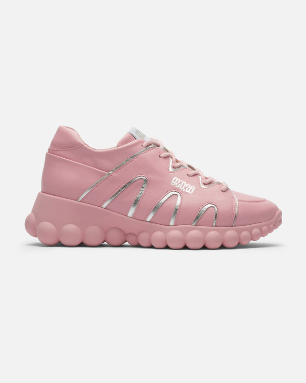 Chain Reaction Sneakers Pink Leather