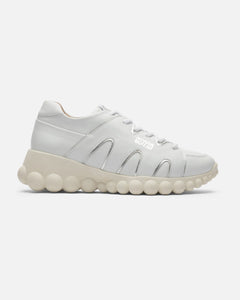 Chain Reaction Sneakers Multi White Leather