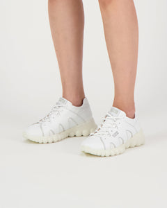 Chain Reaction Sneakers Multi White Leather