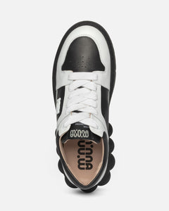 Oyster Sneakers Black/White Leather