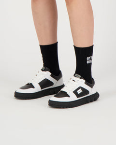 Oyster Sneakers Black/White Leather