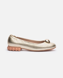 Drop Ballerinas Champagne