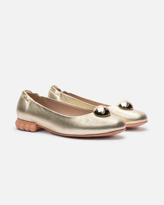 Drop Ballerinas Champagne