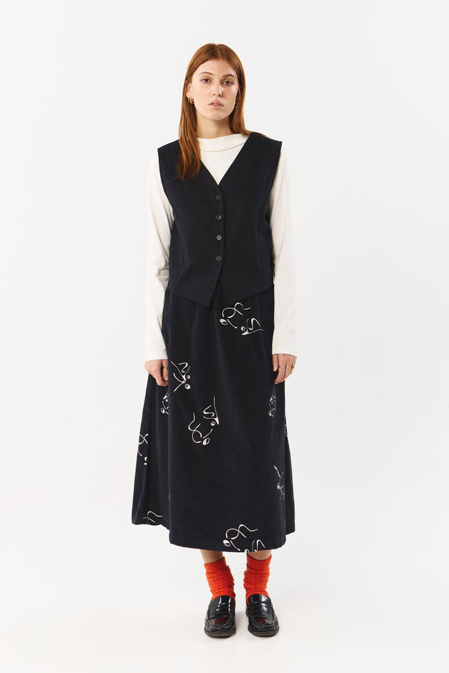 Yuma Vest Satin Black