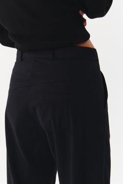 Cannes Pants Satin Black