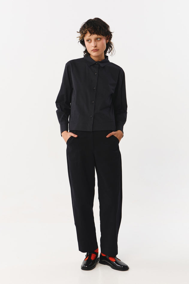 Cannes Pants Satin Black