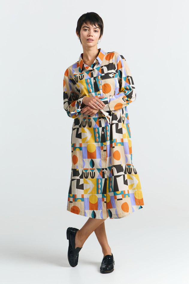 Nahuas Dress Vibes Print