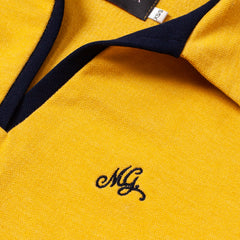 Pique Polo Dress Yellow
