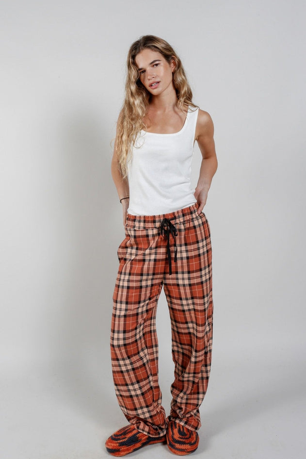 Jim Jam Organic Cotton Pyjama Bottoms Clay