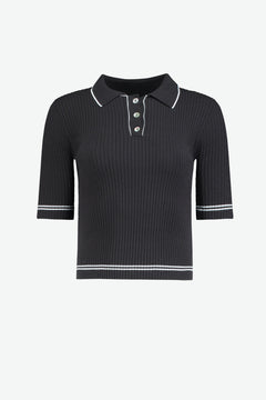 Amber Polo Shirt Ebano Black