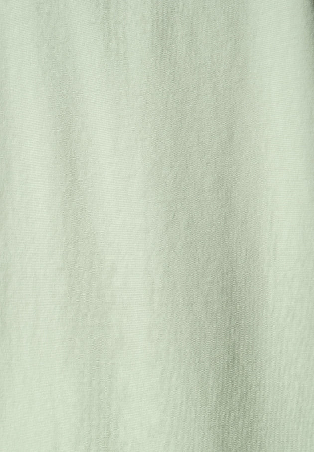 Tessa Basic V-Neck T-Shirt Foam Green