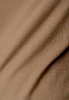Tessa Basic V-Neck T-Shirt Gravel Brown