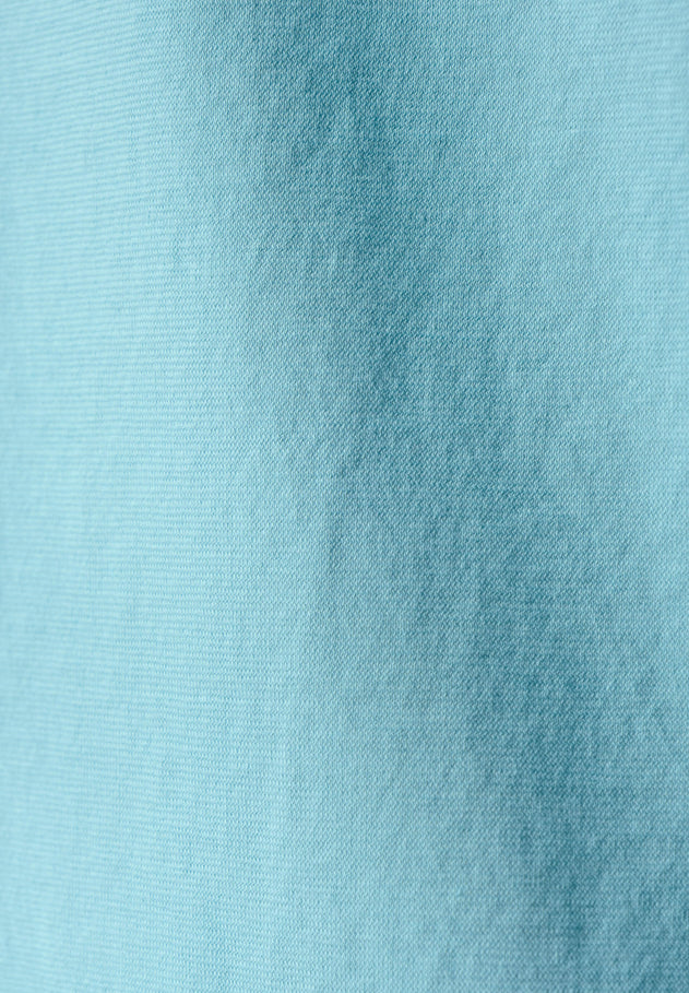 Tessa Basic V-Neck T-Shirt Retro Blue