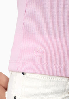 Tillda Ribbed T-Shirt Light Pink