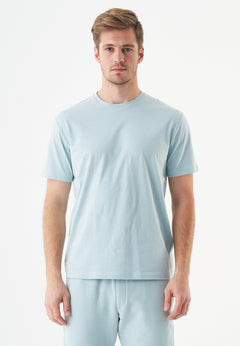 Tillo Unisex Basic Organic Cotton T-Shirt Mint Blue