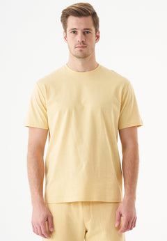 Tillo Unisex Basic Organic Cotton T-Shirt Soft Yellow