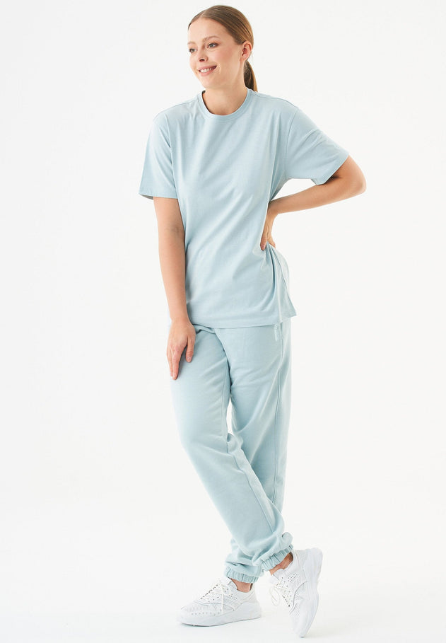 Tillo Unisex Basic Organic Cotton T-Shirt Mint Blue
