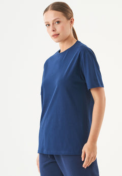 Tillo Unisex Basic Organic Cotton T-Shirt Navy