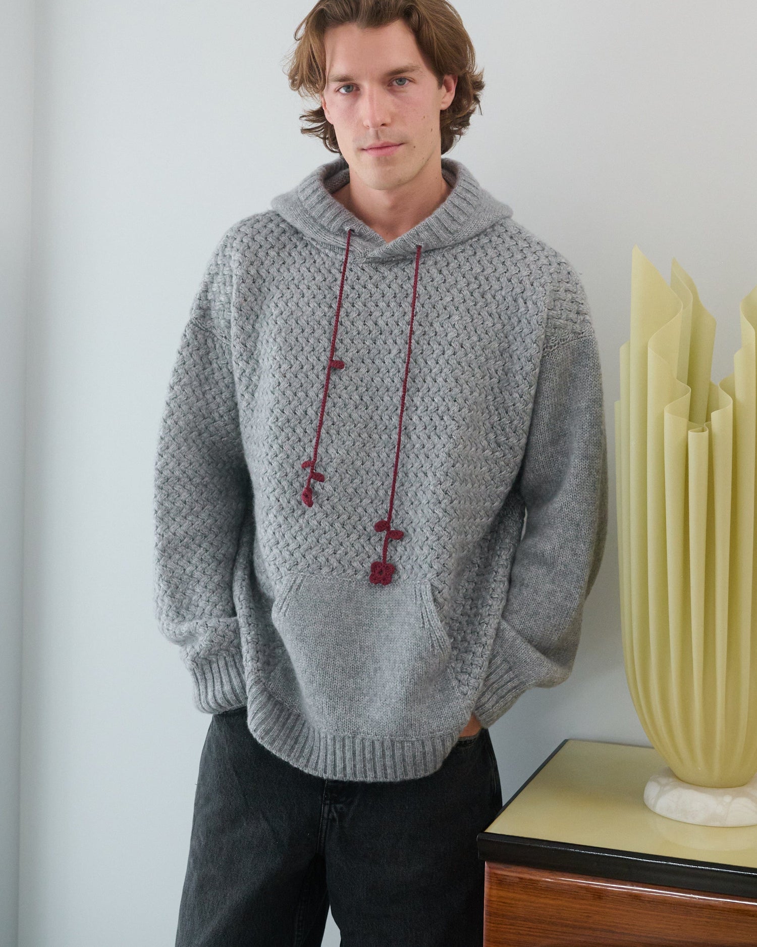 Žilvinas Merinovillainen Huppari Harmaa