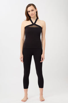 Cropped Yoga Pant Black