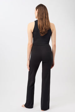 Flared Workout Pants Black