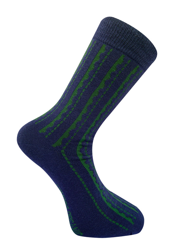 Trippy GOTS Organic Cotton Socks Green