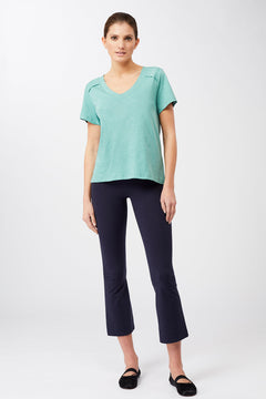 The New V-Neck Shirt Seafoam