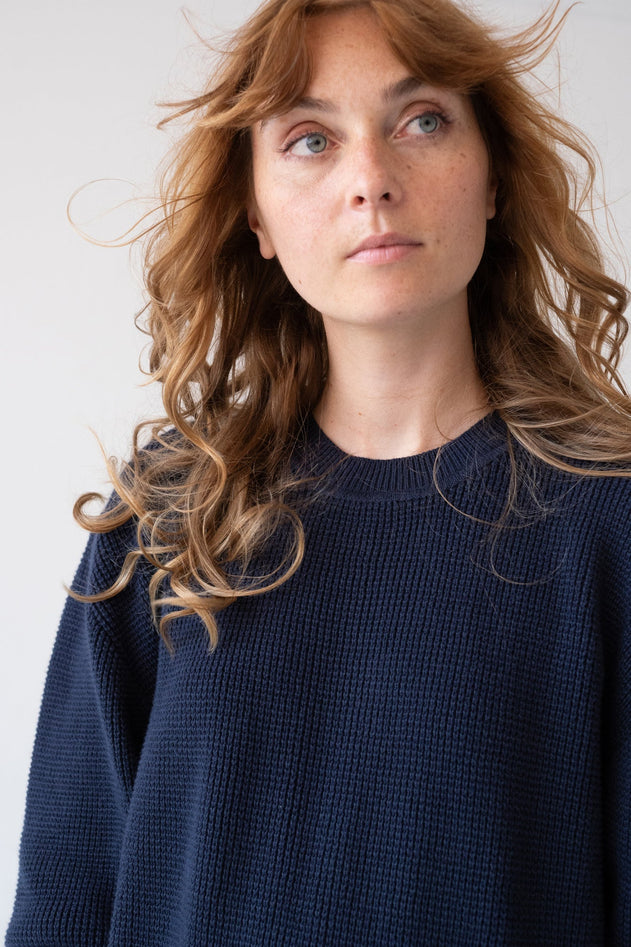 Tam Puuvillaneule Laivastonsininen