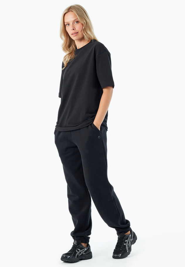 Tussem Unisex Basic Organic Cotton T-Shirt Black