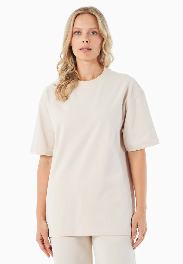 Tussem Unisex Basic Organic Cotton T-Shirt Off-White