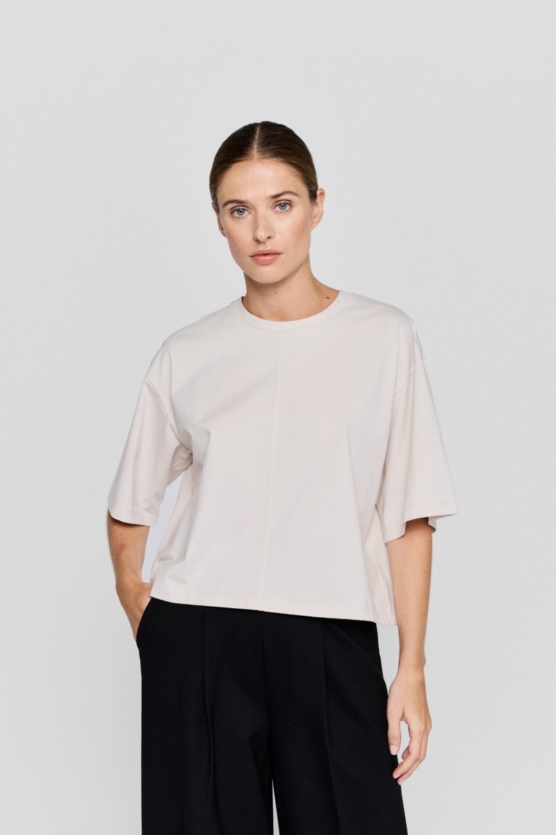 Tibi T-Shirt Oyster - IVALO.COM