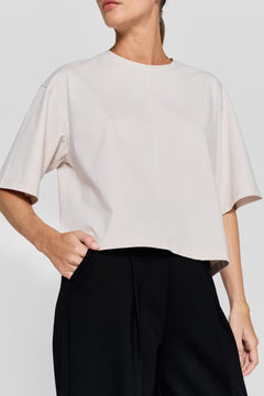 Tibi T-Shirt Oyster