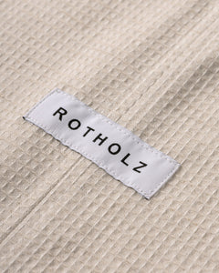 Tie Tote Bag Waffle Sand