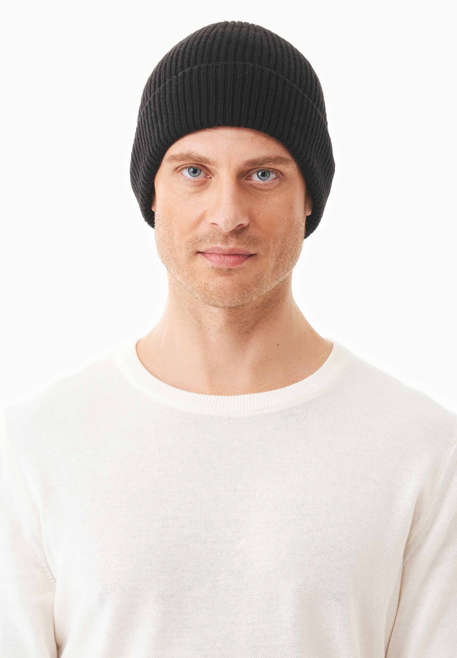 Ribbed Beanie Black