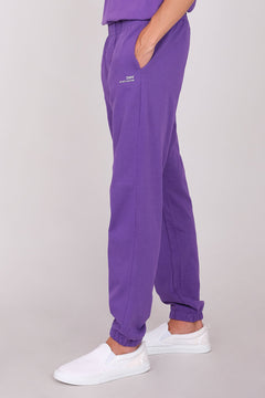 Oversize Unisex Collegehousut Violetti