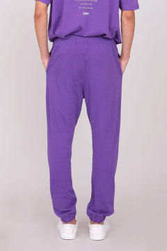 Oversize Unisex Collegehousut Violetti