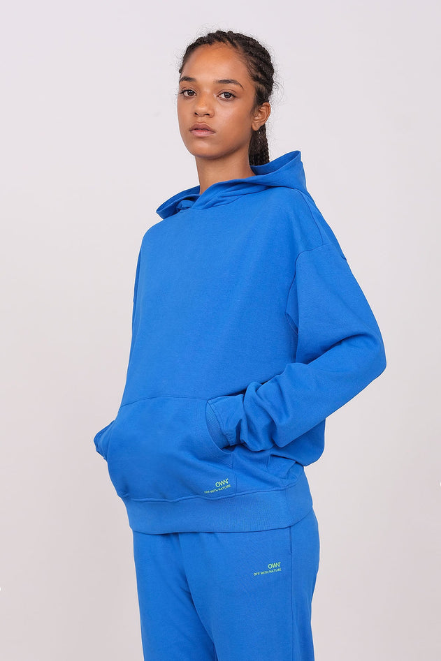 Unisex Oversize Hoodie Cobalt Blue