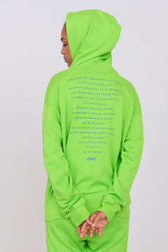 Unisex Oversize Hoodie Apple Green