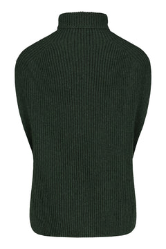 Utö Collared Vest Pine Green