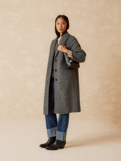 Oversized Coat Loden Grey