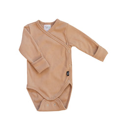 Baby's Melli EcoDesign Ribbed Wrap Body Beige