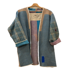 Vintage Kantha Duster Coat