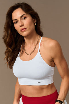 Vinyasa Sports Bra White