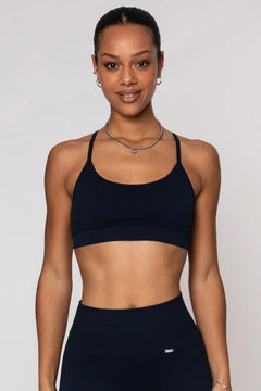 Wave Sports Bra Navy