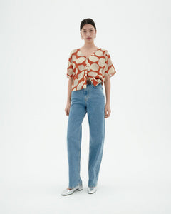 Libelula Blouse Multicolor Leaf