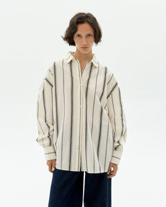 Juana Blouse Black Stripes White