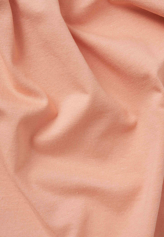 Women's Basic V-Neck T-Shirt Peach