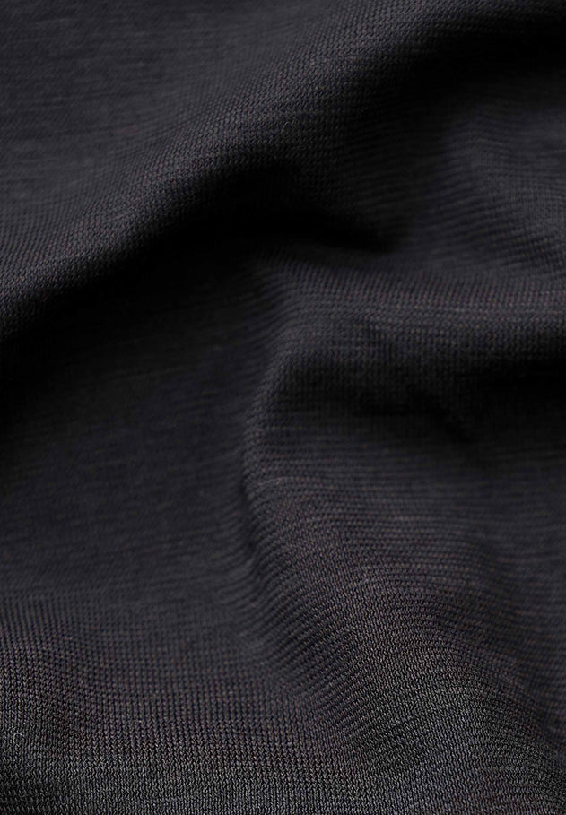 Long-Sleeved Jersey Dress Black