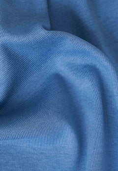 Women's Basic Ribbed Top Coronet Blue